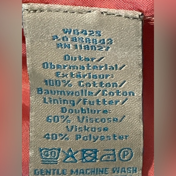 Boden Corduroy Floral Pattern Lined Skirt Size 4R - Picture 14 of 14